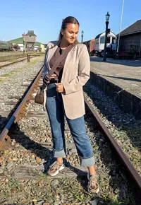 Image POSE IN BLAZER